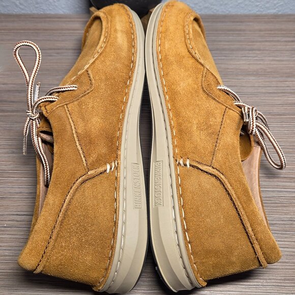 NEW!!! Birkenstock Pasadena Nut Suede Lace-Up Shoes: Size – 13/46 Men - Picture 4 of 11